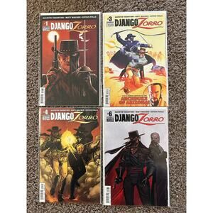 Django/Zorro #1C, 3C, 4C, 6C (2014 Dynamite/Vertigo) Lot of 4